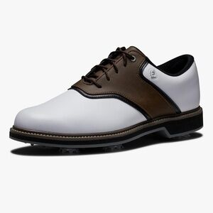 FootJoy Originals Golf Shoes - White/Brown Men’s size 13M
